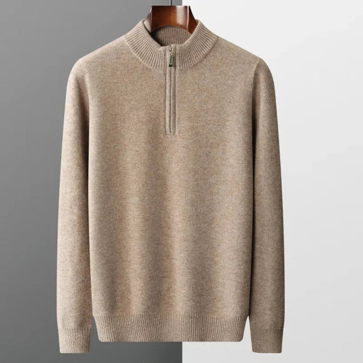 Connor Half-Zip Cashmere Sweater