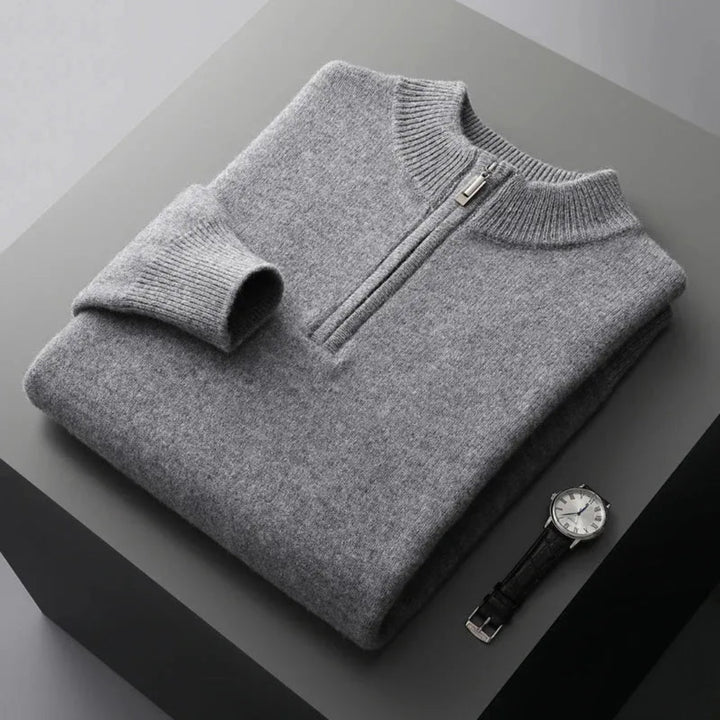 Connor Half-Zip Cashmere Sweater