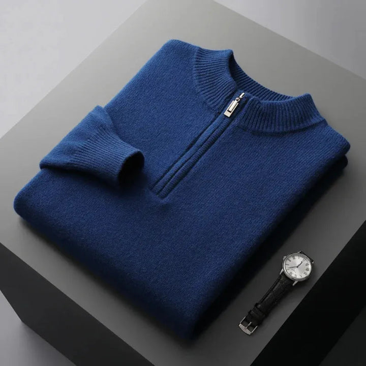 Connor Half-Zip Cashmere Sweater