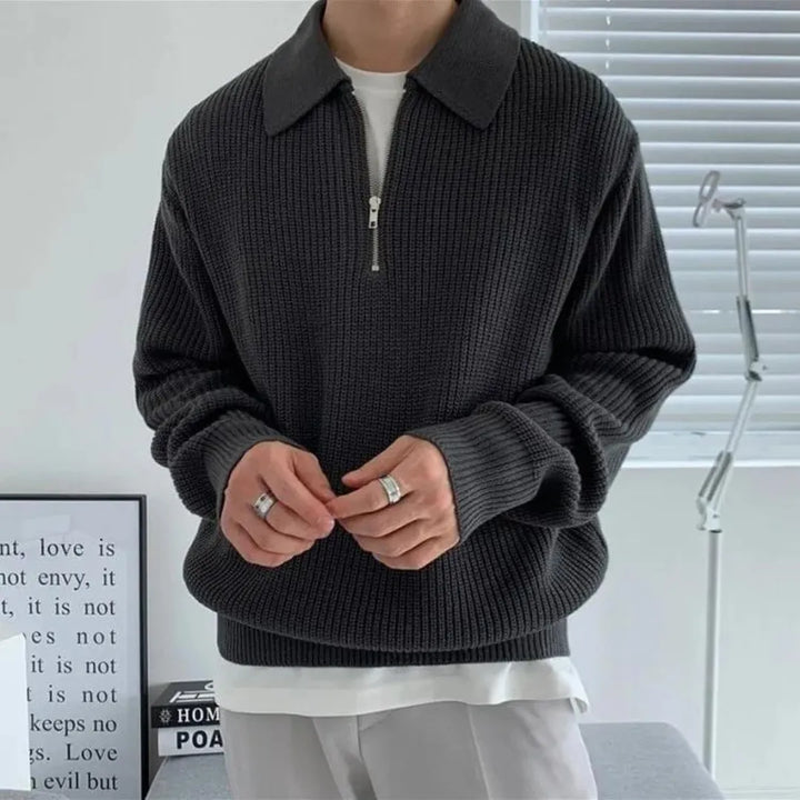 Connor Half-Zip Knit Jumper