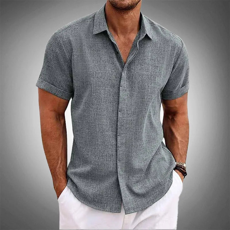 Damien Classic Summer Linen Shirt