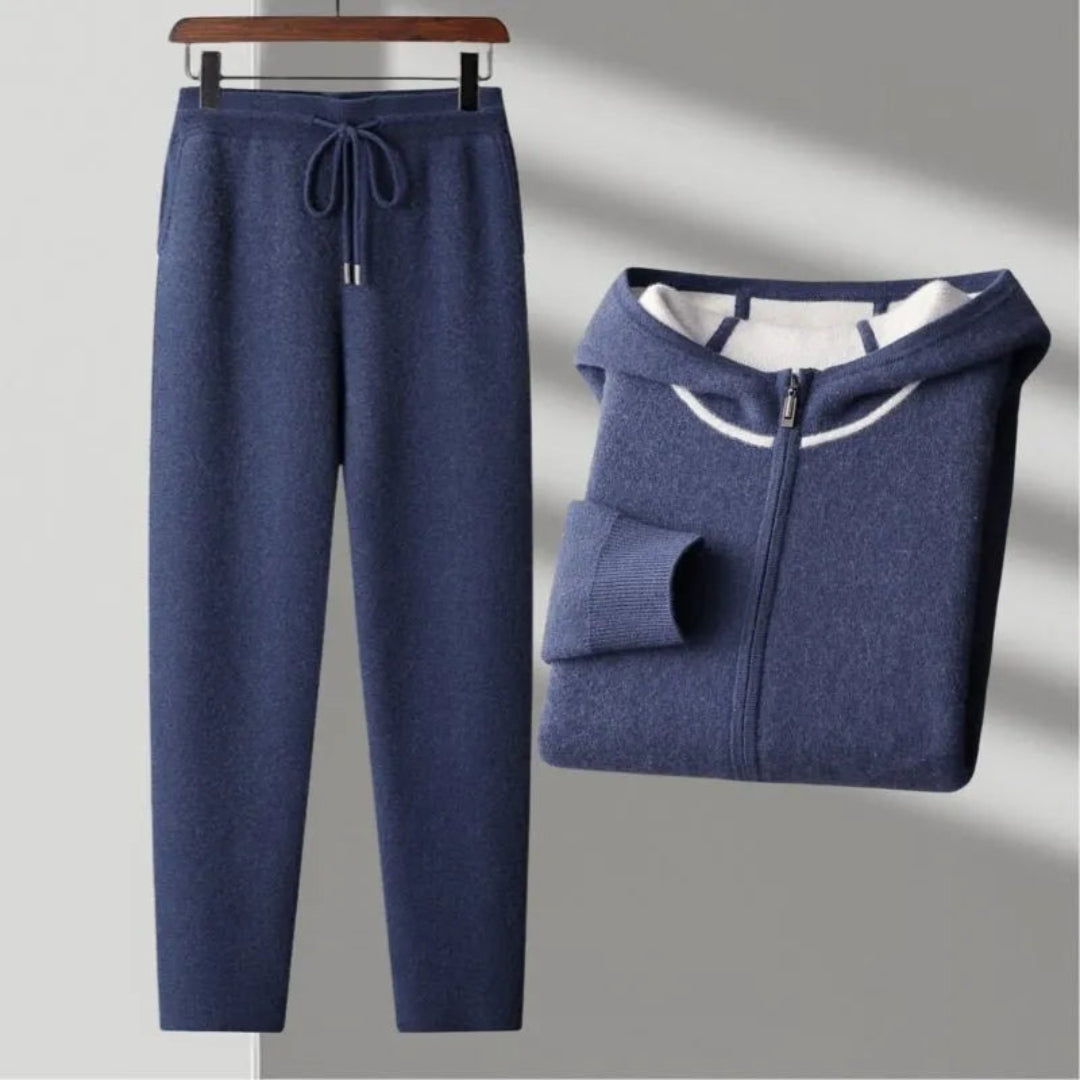 David Wool Hoodie and Pants Set