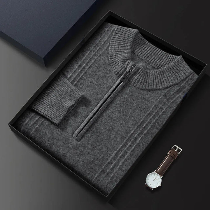Diego Half-Zip Wool Sweater
