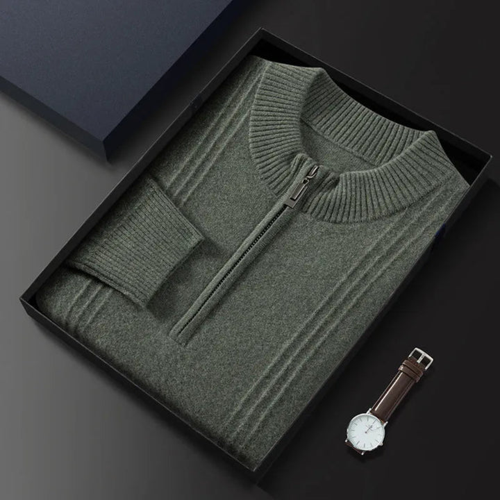 Diego Half-Zip Wool Sweater
