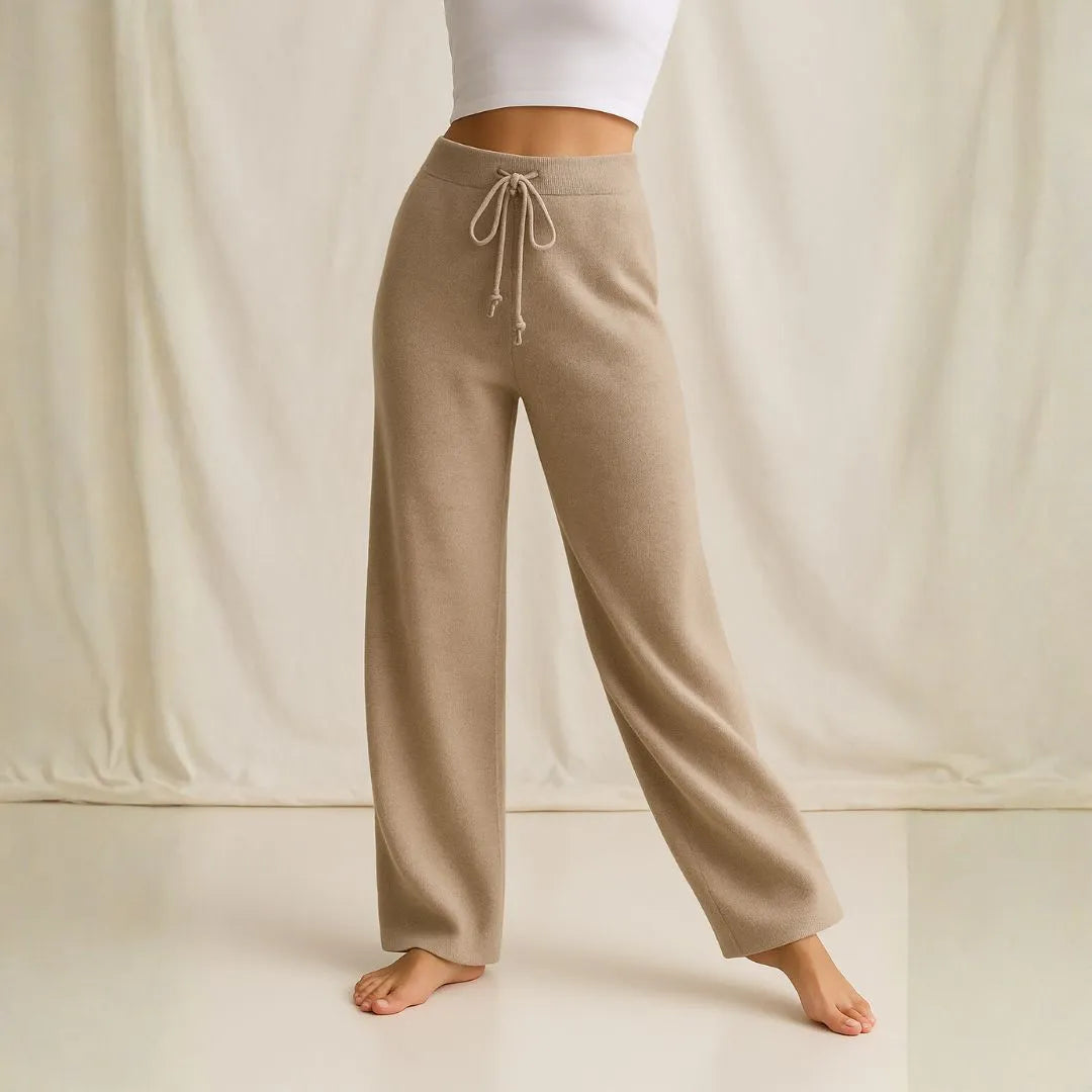 Elise Women's Wide-Leg Knit Lounge Pants