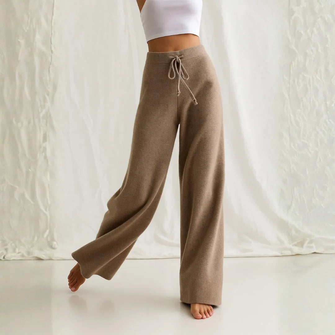 Elise Women's Wide-Leg Knit Lounge Pants