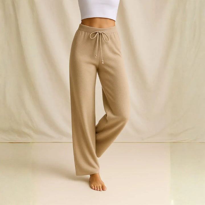 Elise Women's Wide-Leg Knit Lounge Pants