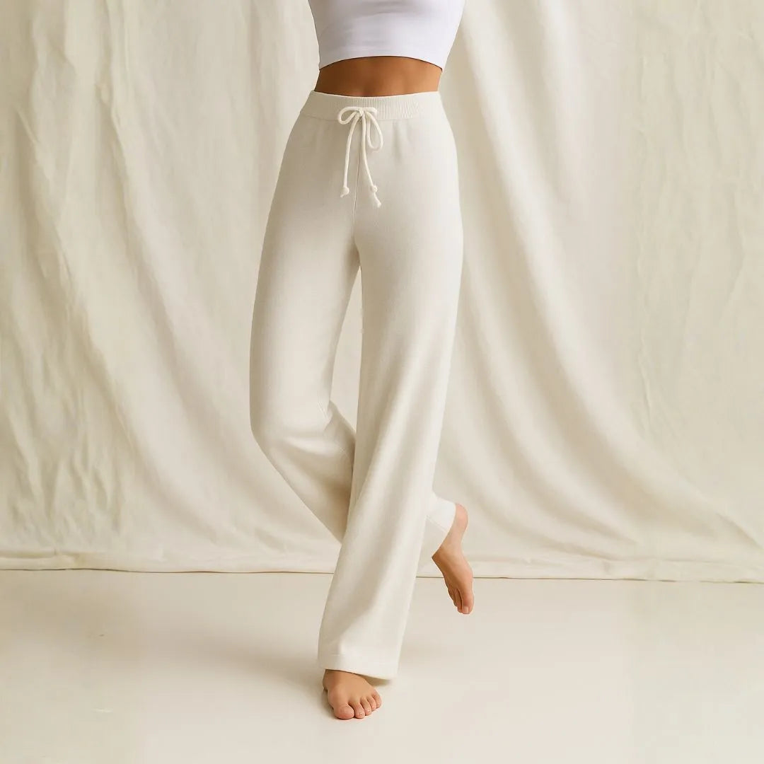 Elise Women's Wide-Leg Knit Lounge Pants