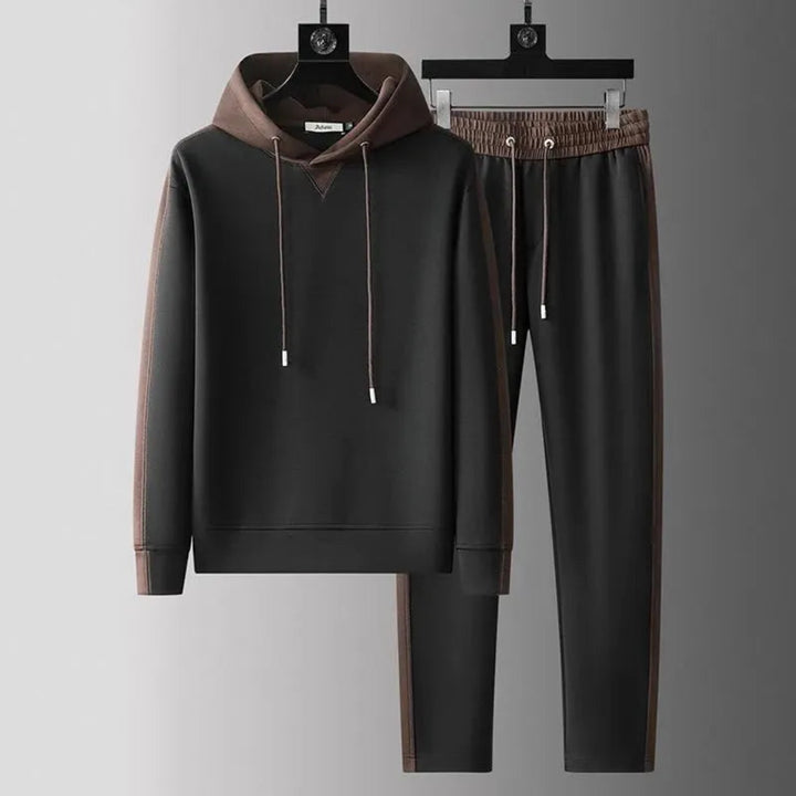 Enzo Two-Tone Hoodie Tracksuit Set