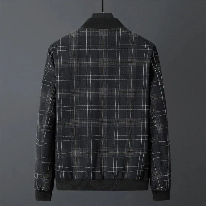 Eric Plaid Bomber Jacket