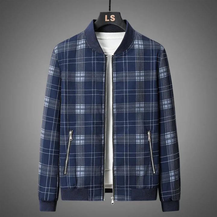 Eric Plaid Bomber Jacket