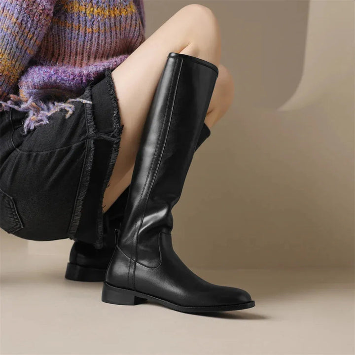 Erica Women’s Genuine Leather Knee-High Boots