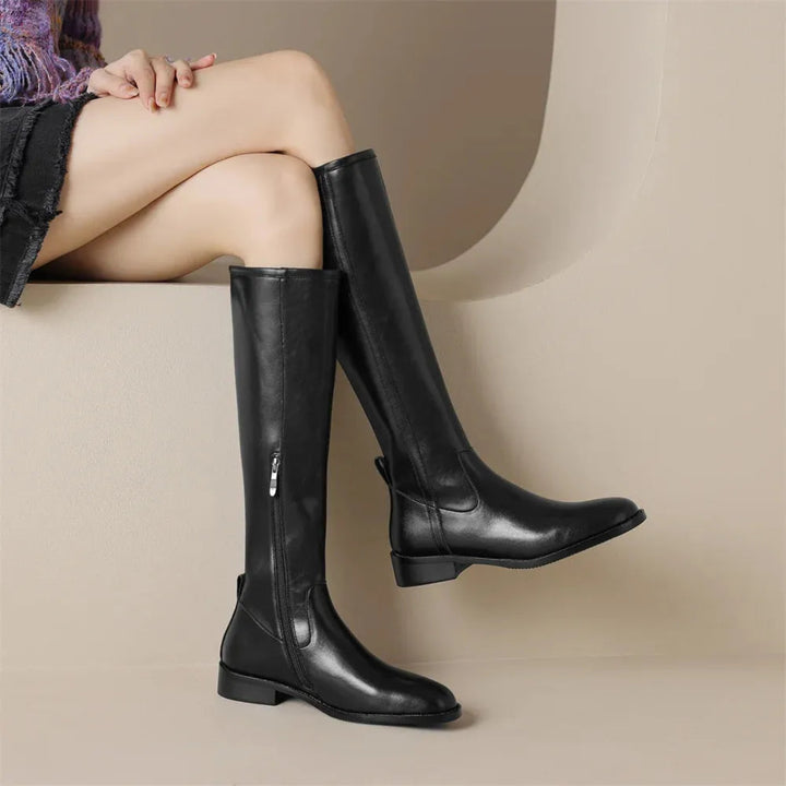 Erica Women’s Genuine Leather Knee-High Boots