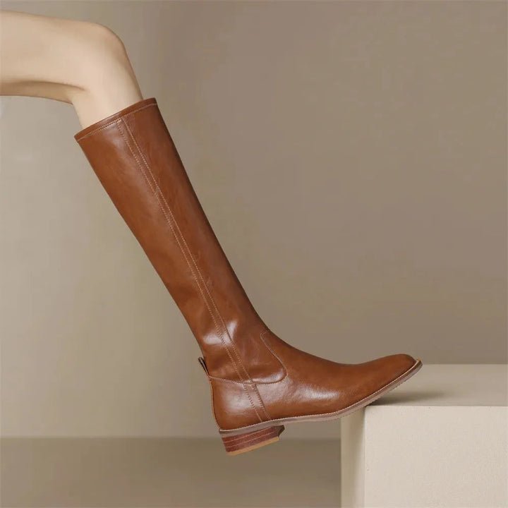 Erica Women’s Genuine Leather Knee-High Boots