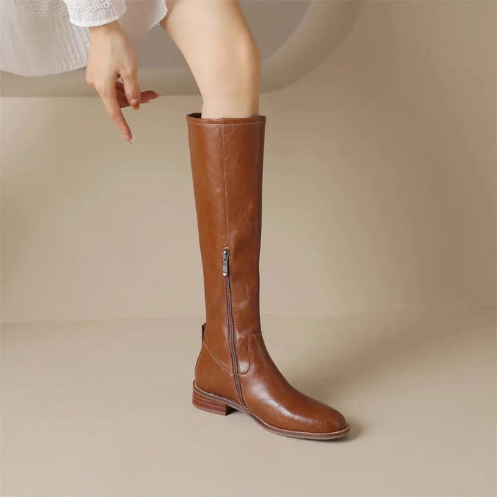 Erica Women’s Genuine Leather Knee-High Boots