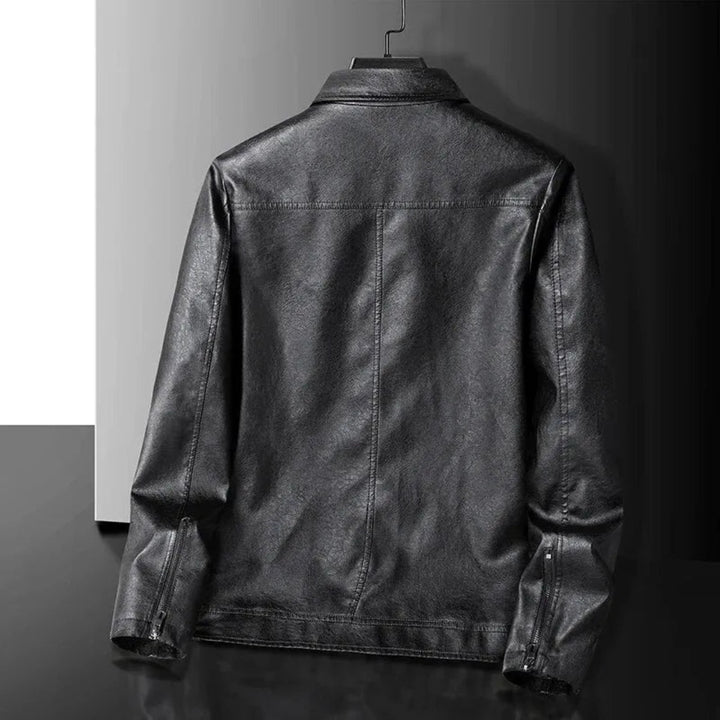 Ericson Slim-Fit Faux Leather Jacket