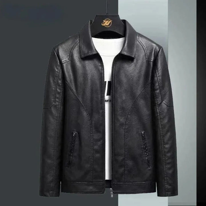 Ericson Slim-Fit Faux Leather Jacket