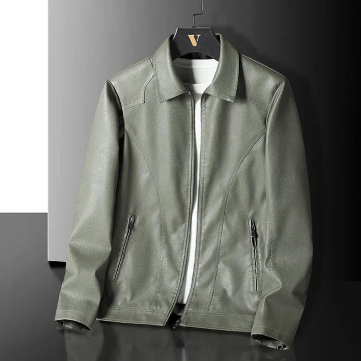 Ericson Slim-Fit Faux Leather Jacket