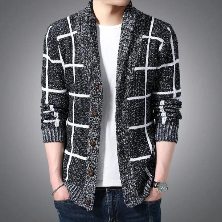 Ethan Shawl Collar Knit Cardigan