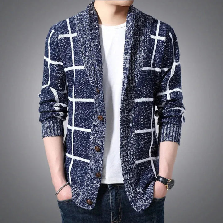 Ethan Shawl Collar Knit Cardigan