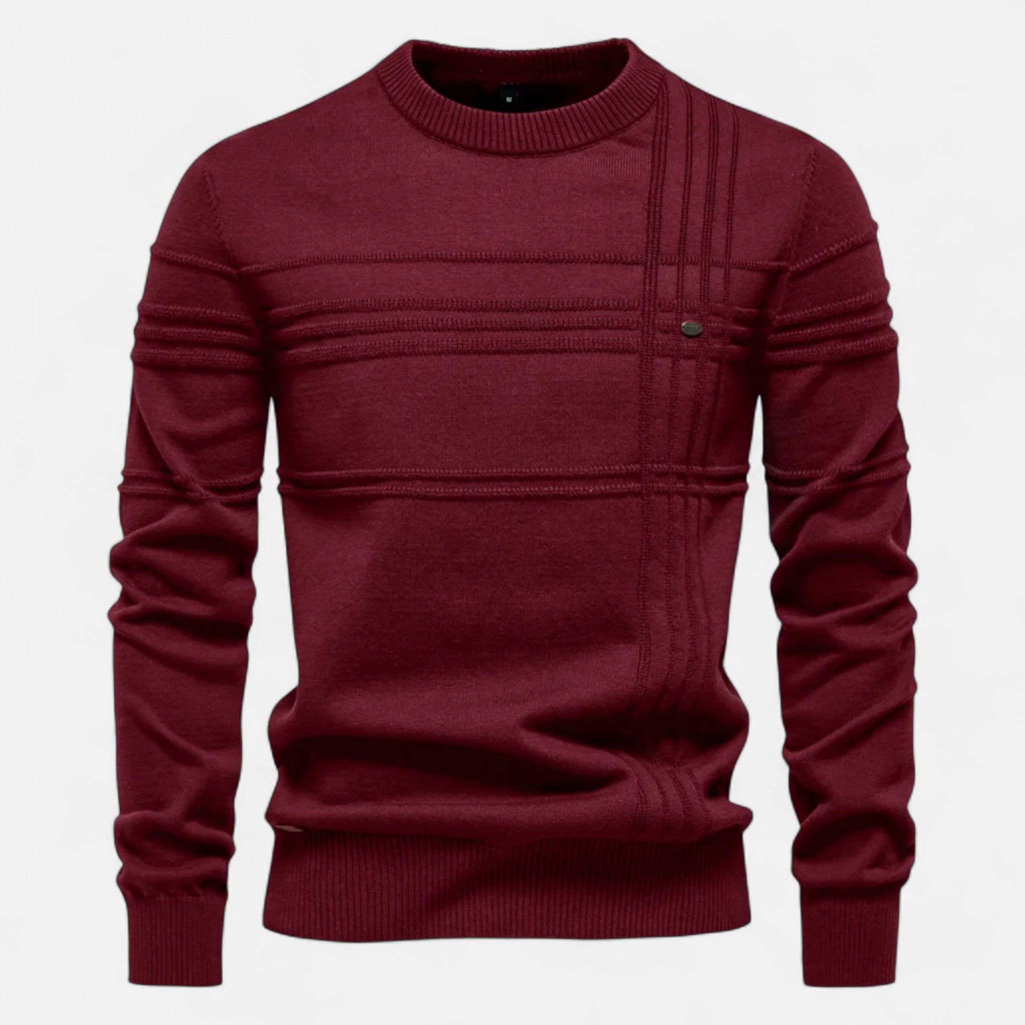 Evan Linear Ribbed Sweater