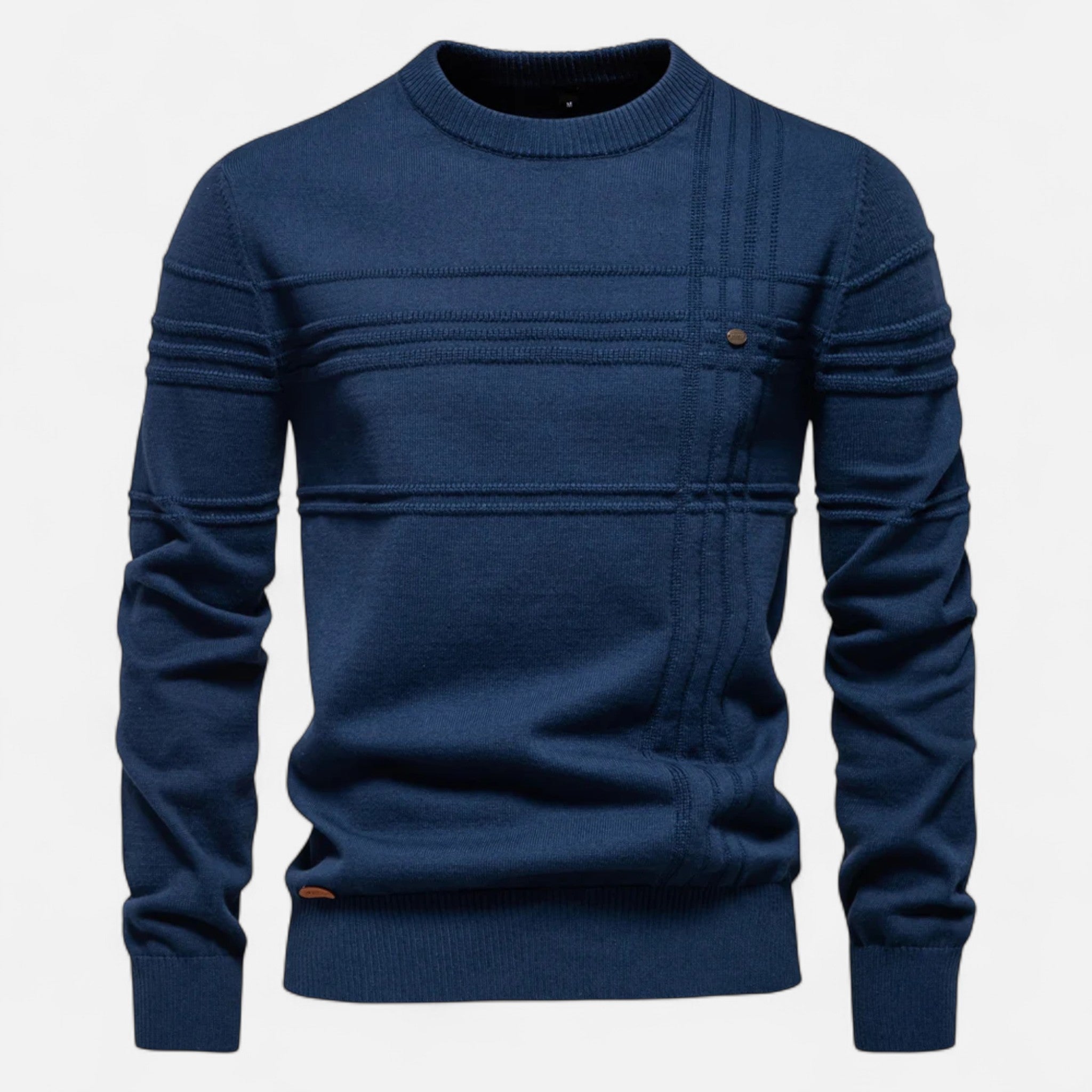 Evan Linear Ribbed Sweater