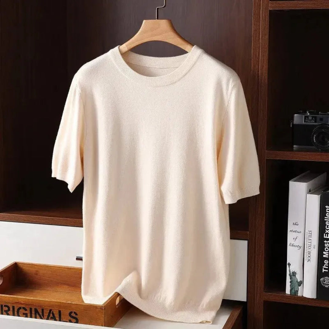 Gareth Merino Wool Crewneck Tee