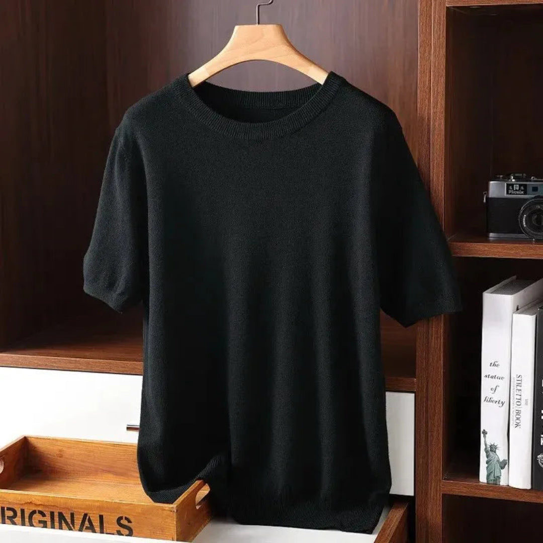 Gareth Merino Wool Crewneck Tee