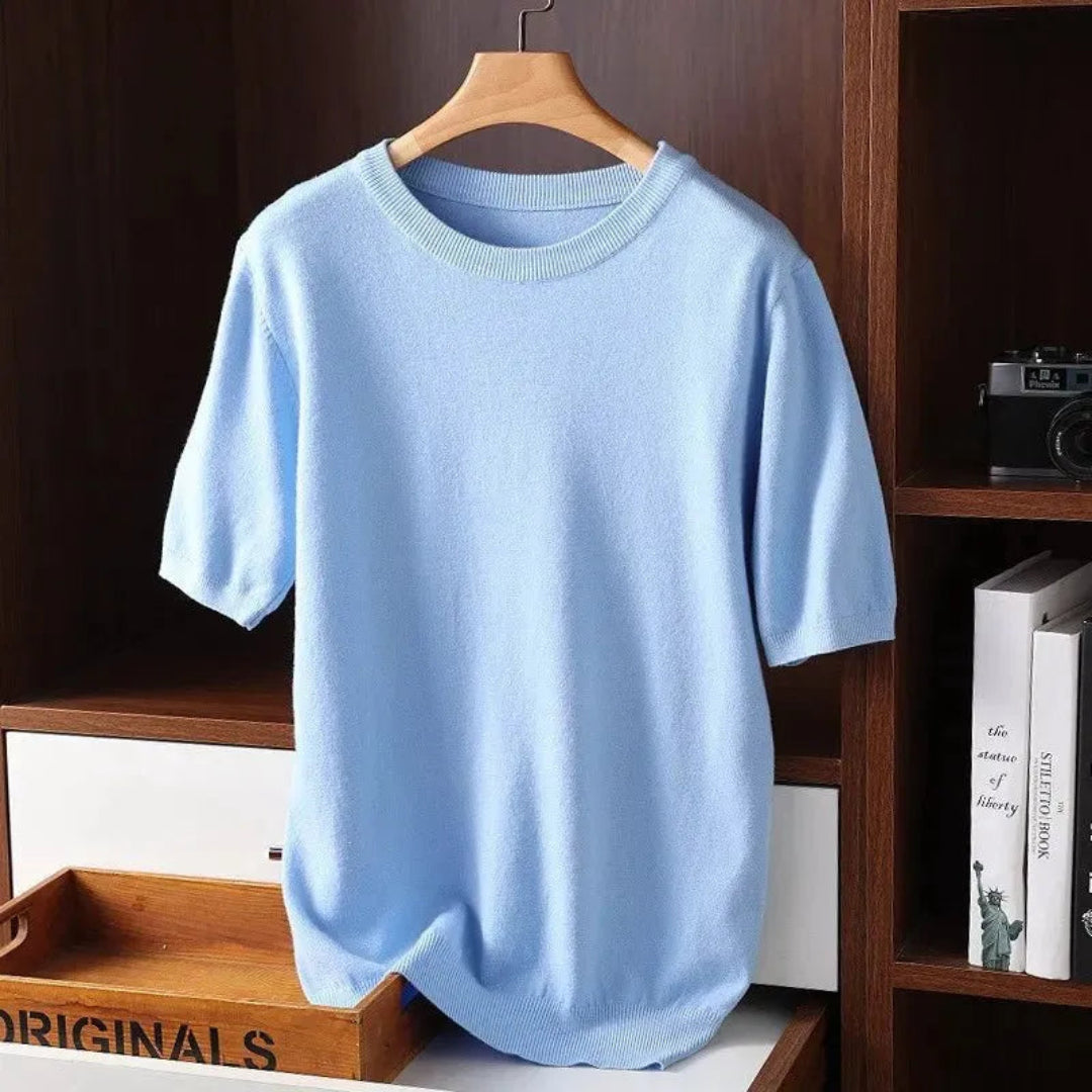 Gareth Merino Wool Crewneck Tee