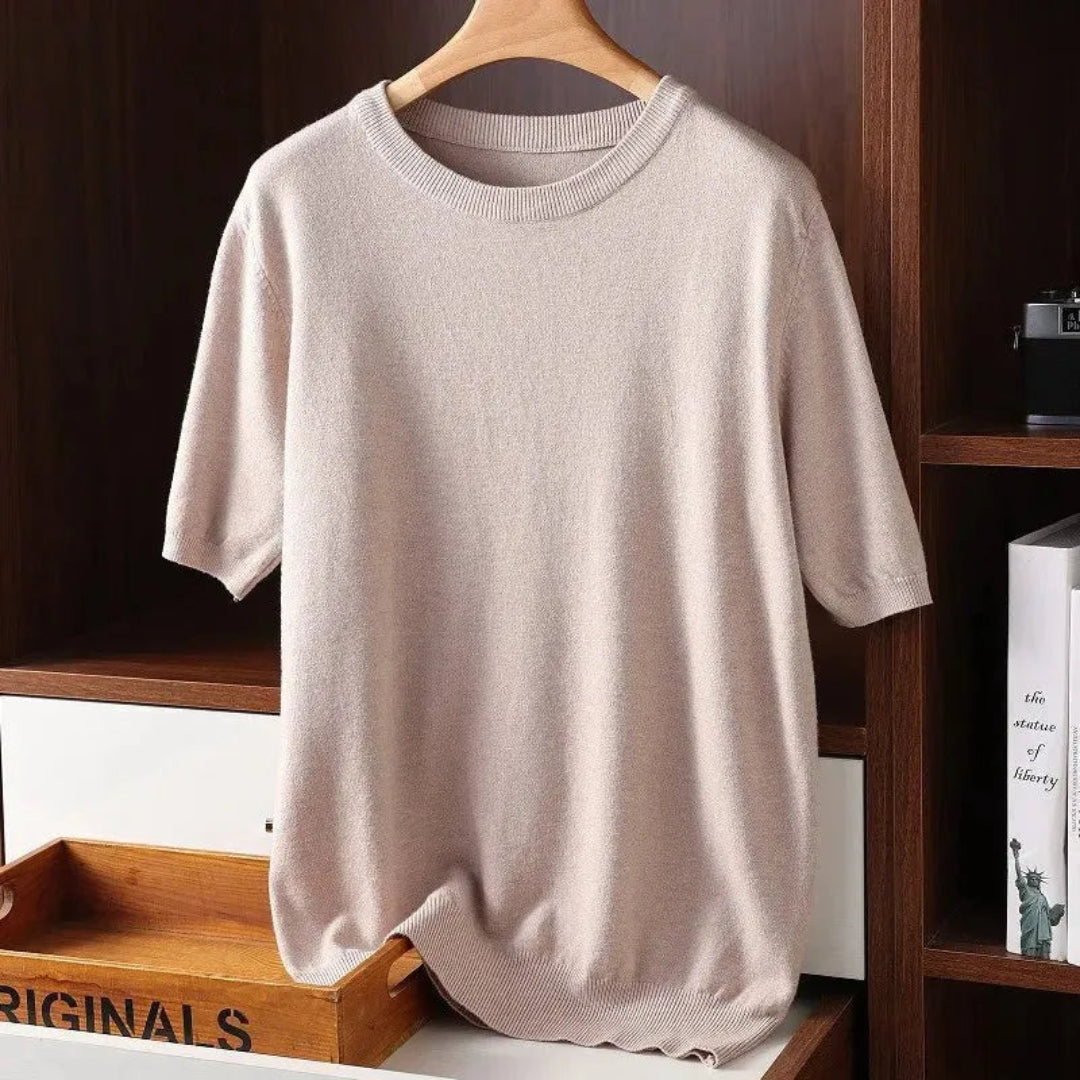 Gareth Merino Wool Crewneck Tee