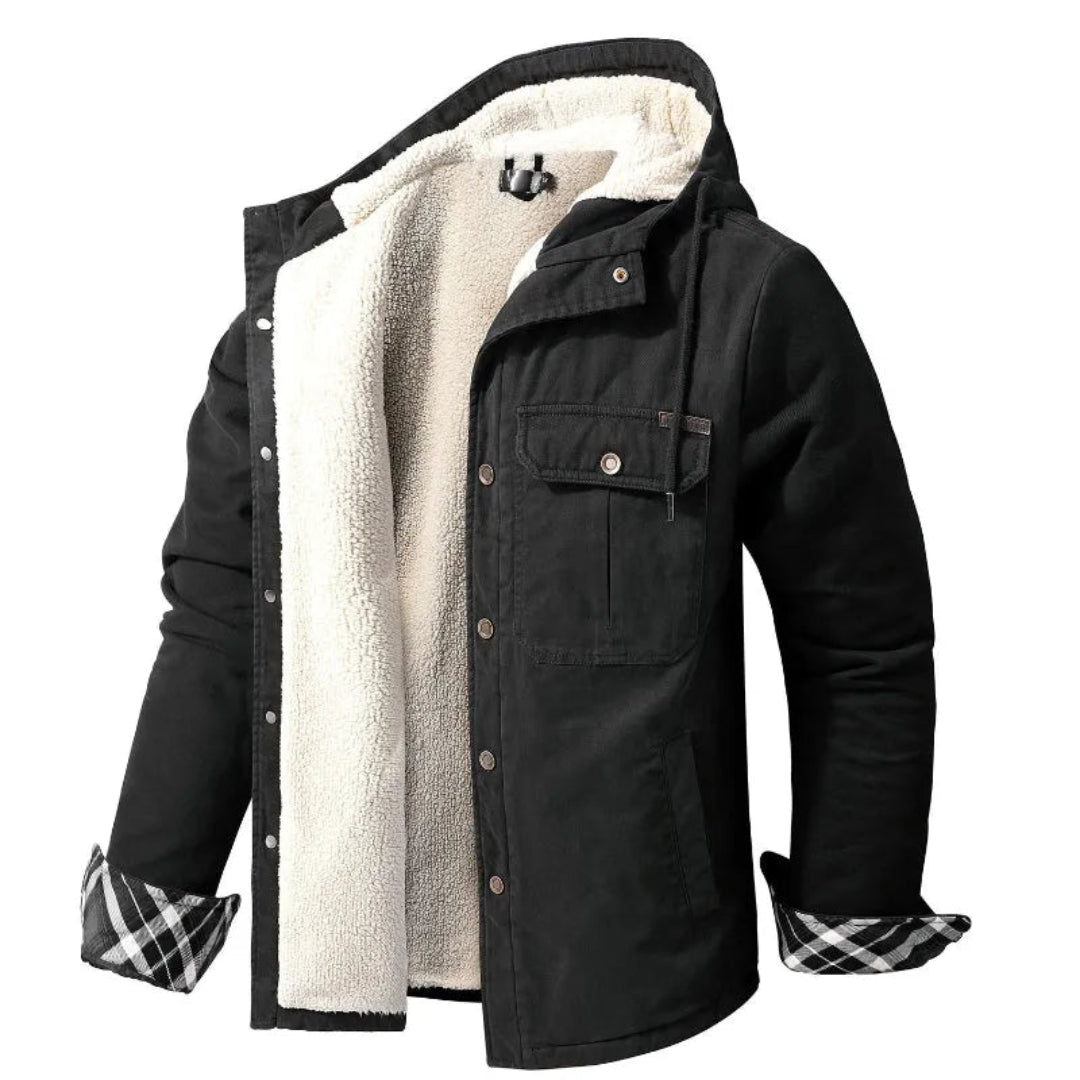 George Sherpa-Lined Padded Jacket
