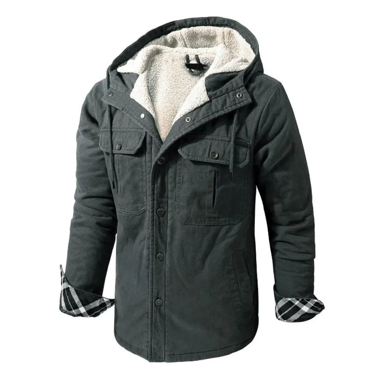 George Sherpa-Lined Padded Jacket