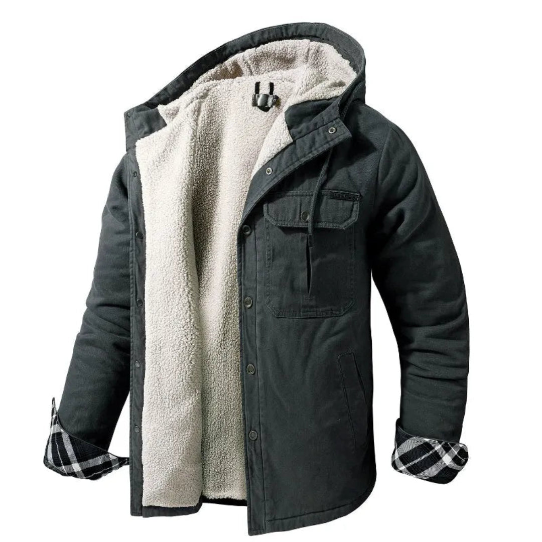 George Sherpa-Lined Padded Jacket