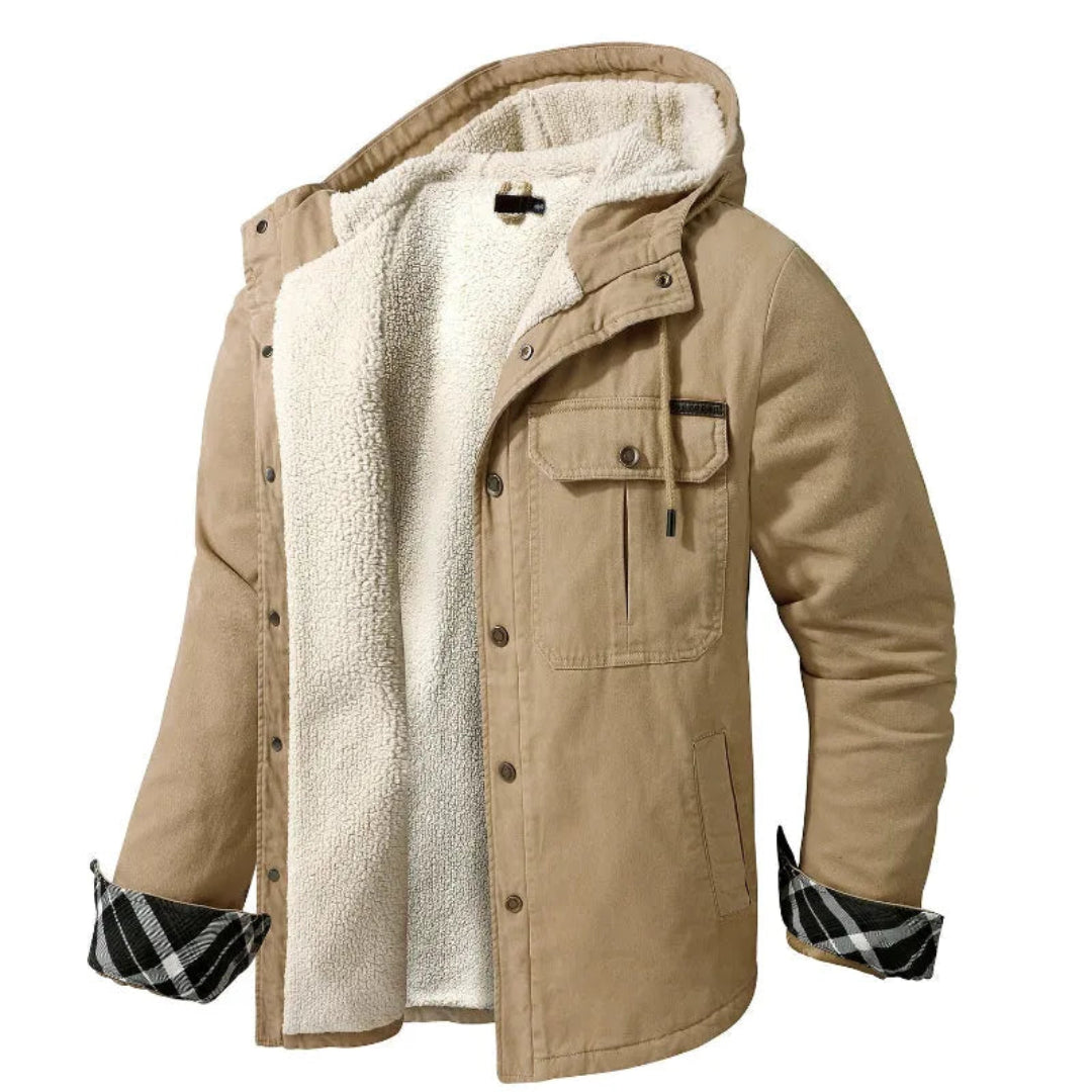 George Sherpa-Lined Padded Jacket