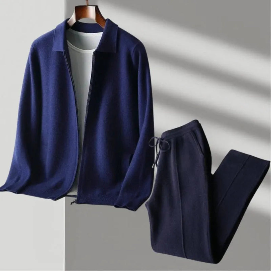 Gianni Merino Wool Jacket and Pants Set