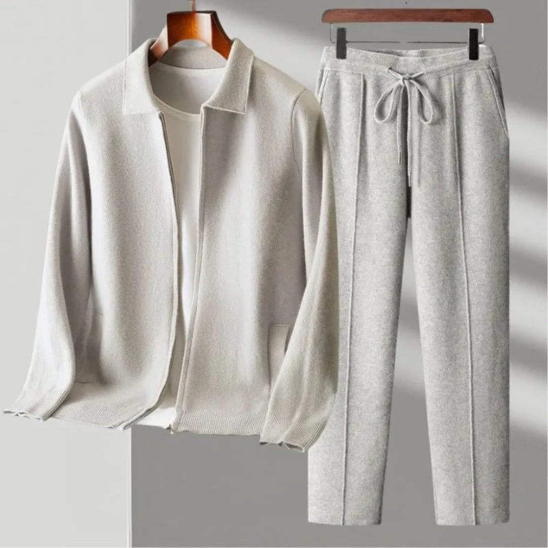 Gianni Merino Wool Jacket and Pants Set