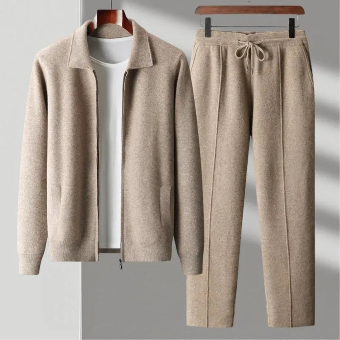 Gianni Merino Wool Jacket and Pants Set