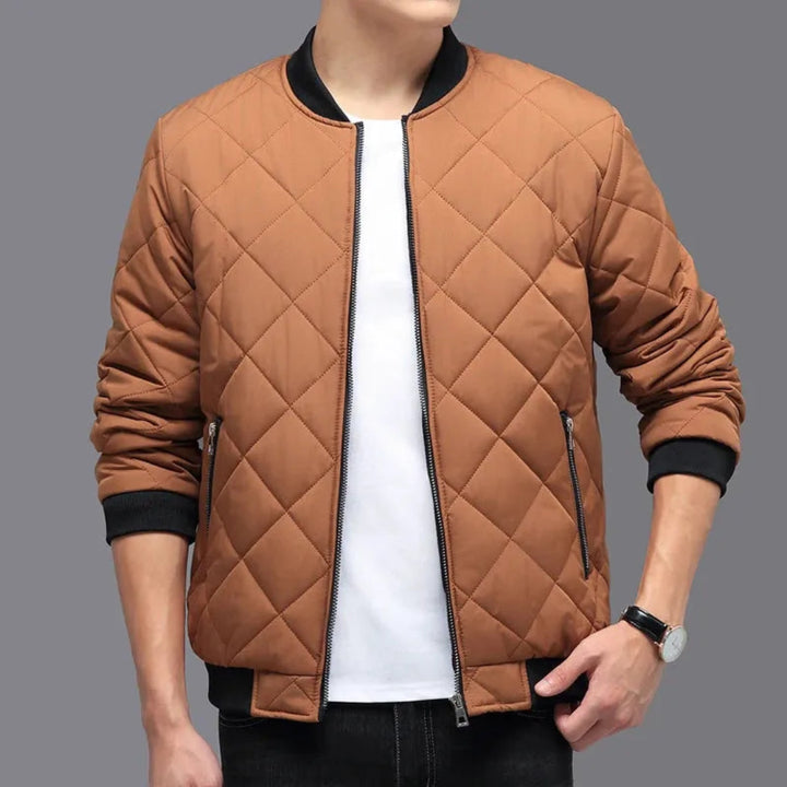 Gideon Quilted Fleece-Lined Jacket