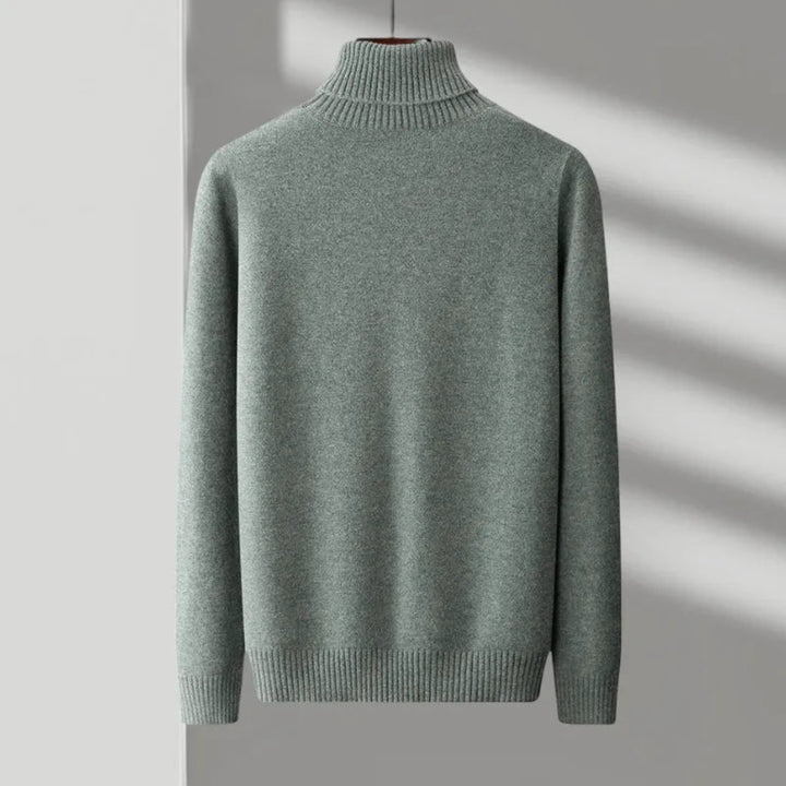 Glen Turtleneck Cashmere Sweater