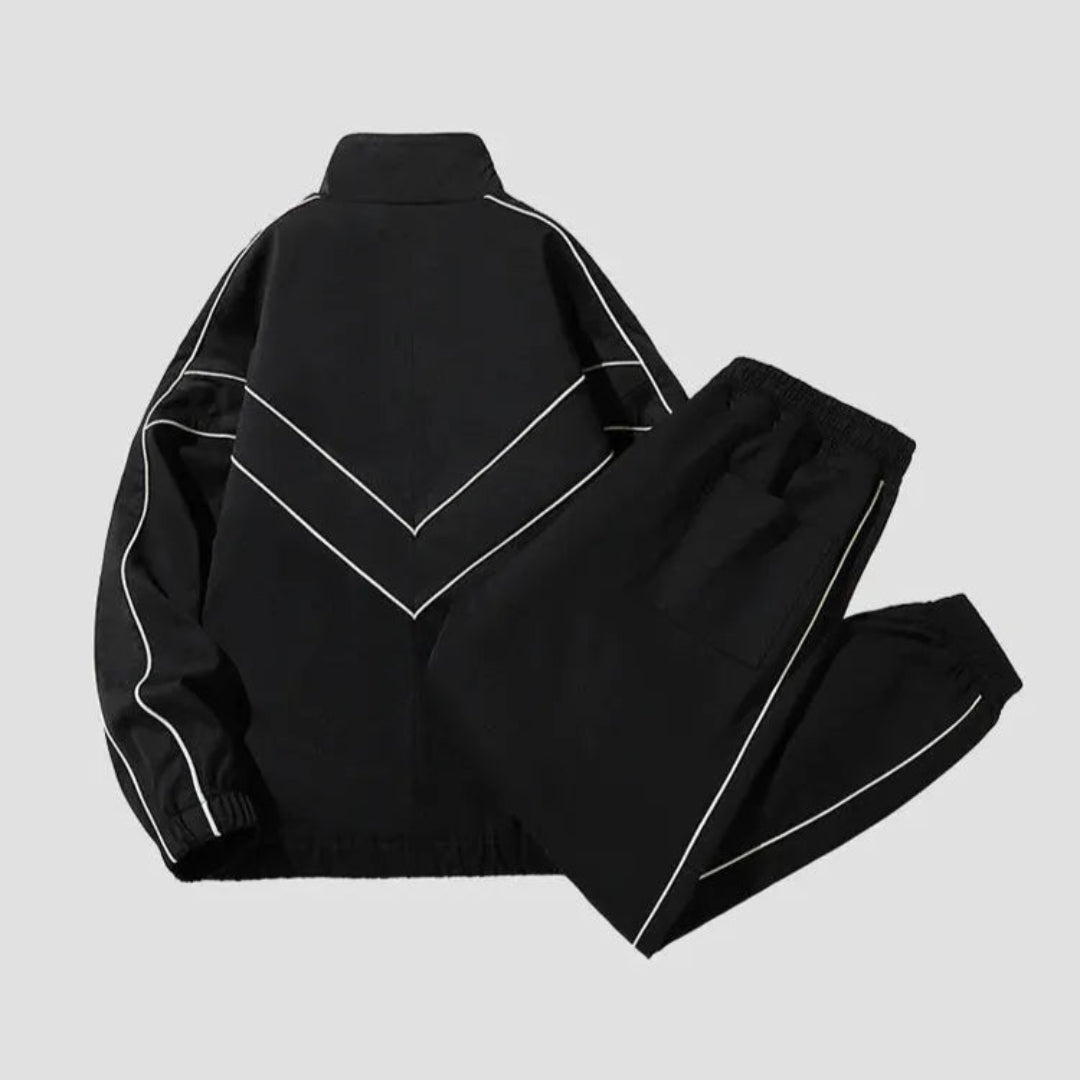 Gordon Reflective Stripes Tracksuit Set