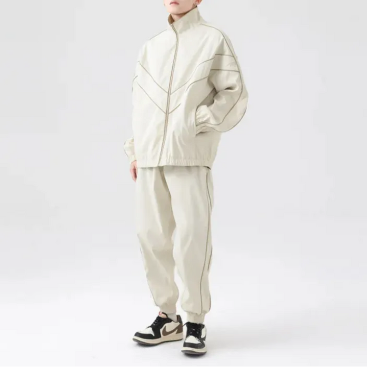 Gordon Reflective Stripes Tracksuit Set