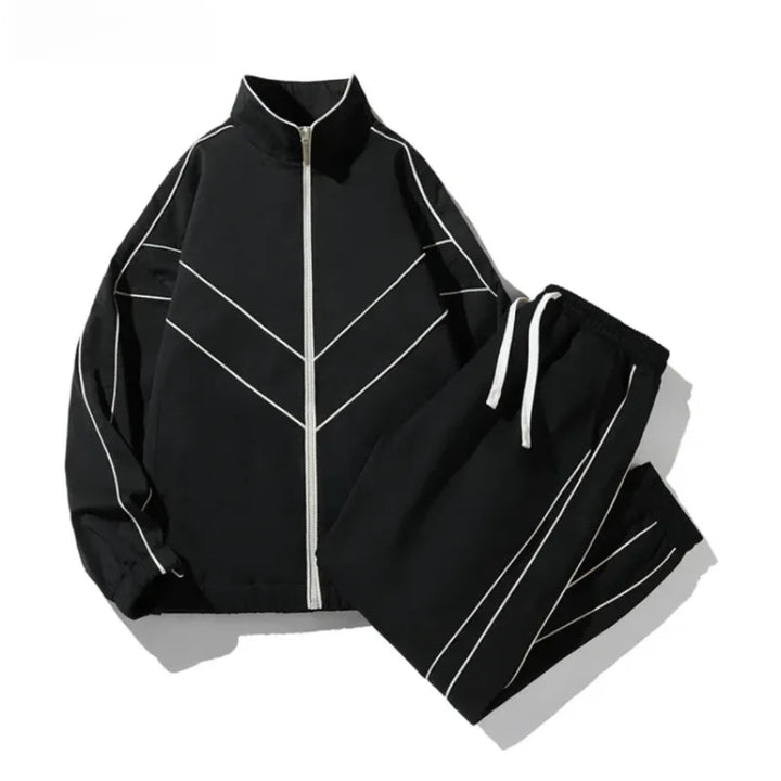 Gordon Reflective Stripes Tracksuit Set