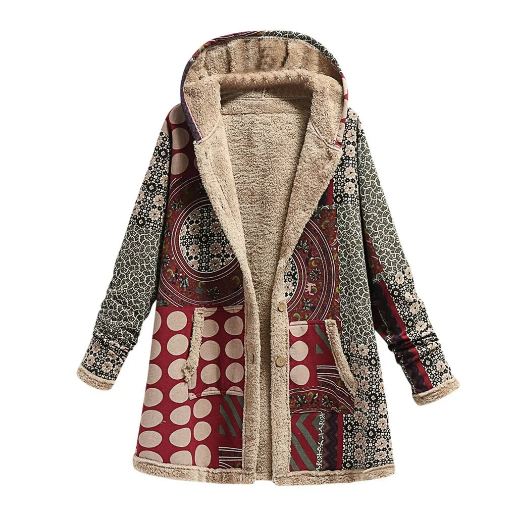 Eliza Quilted Patchwork Coat