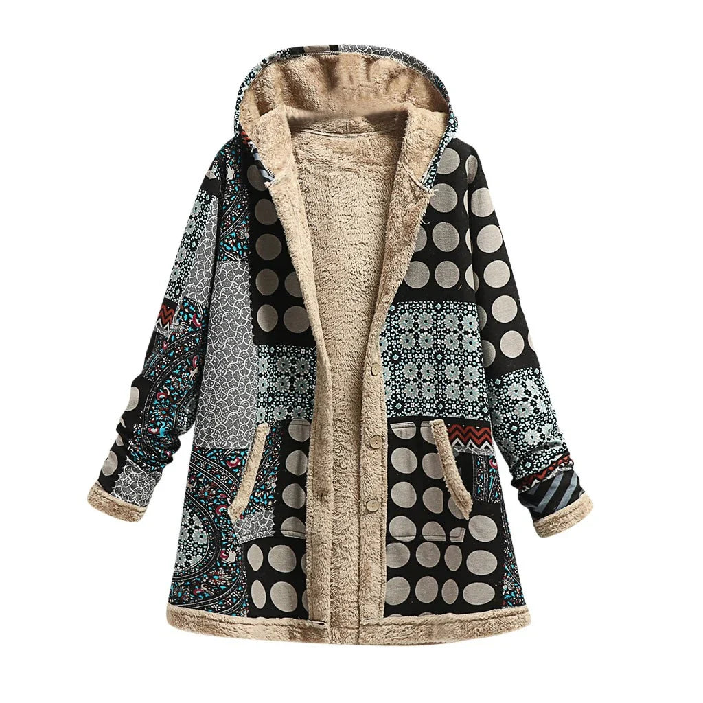 Eliza Quilted Patchwork Coat