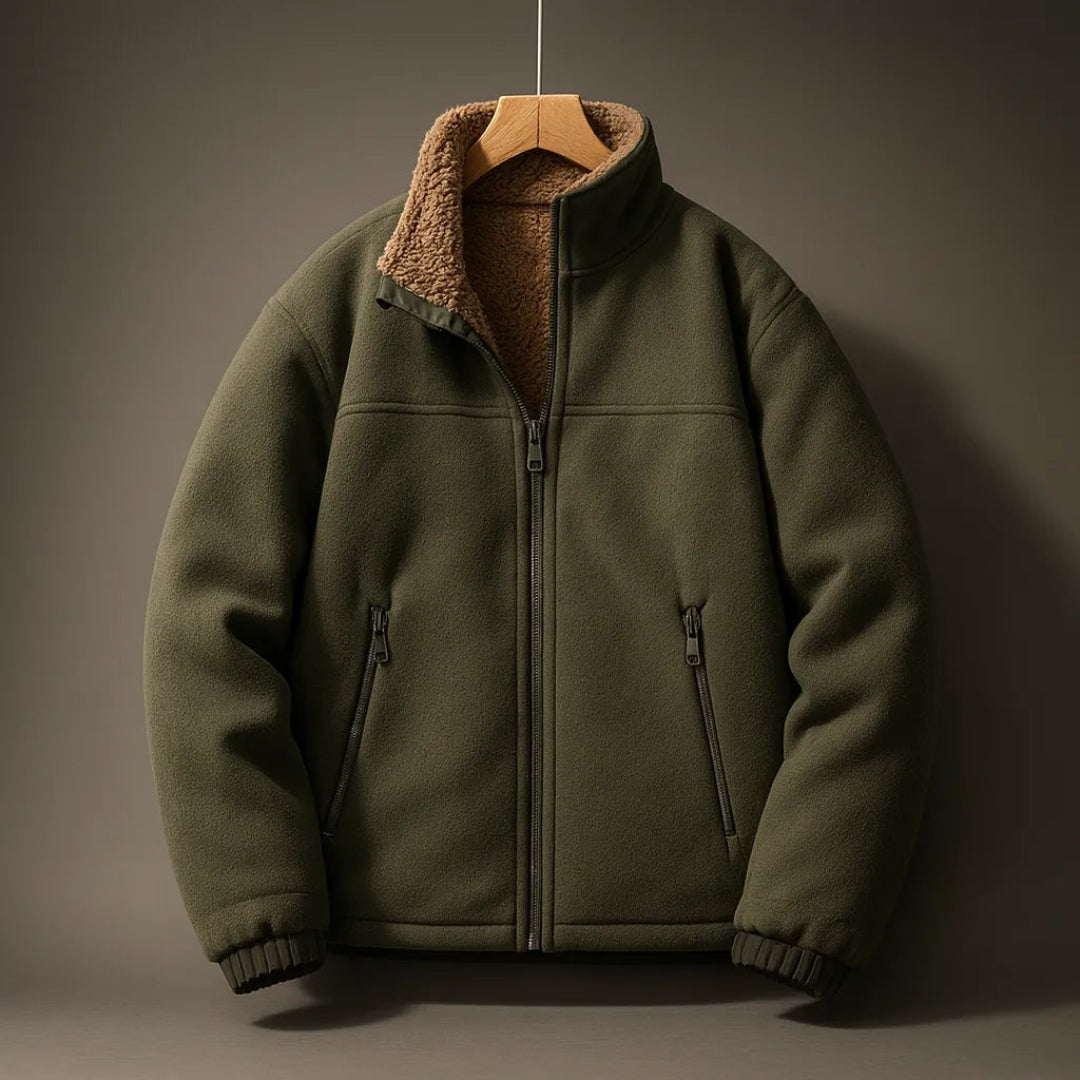 Harlow Men’s Fleece-Lined Wool-Blend Jacket