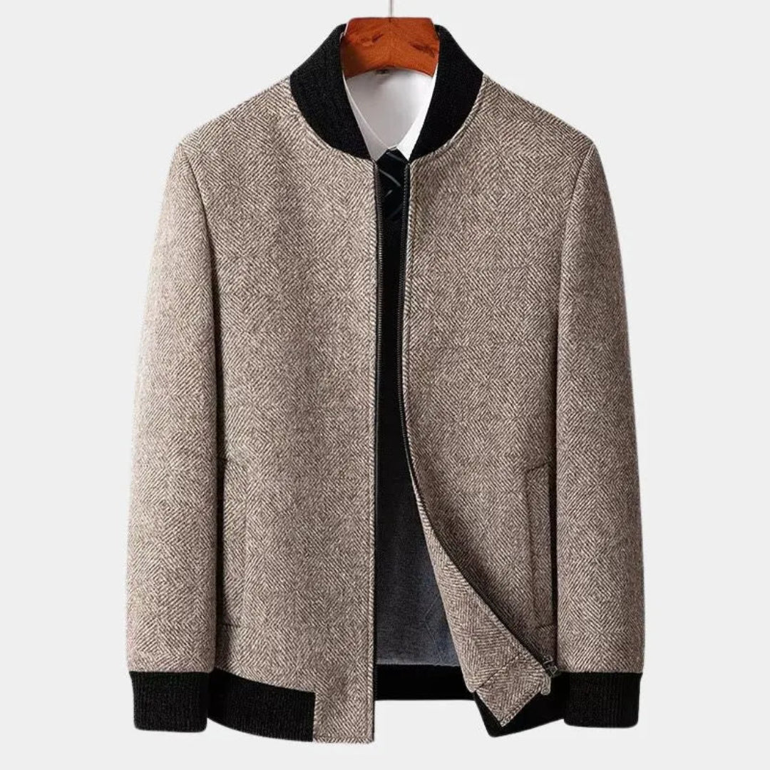 Harrington Wool Blend Cardigan