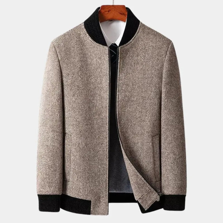 Harrington Wool Blend Cardigan