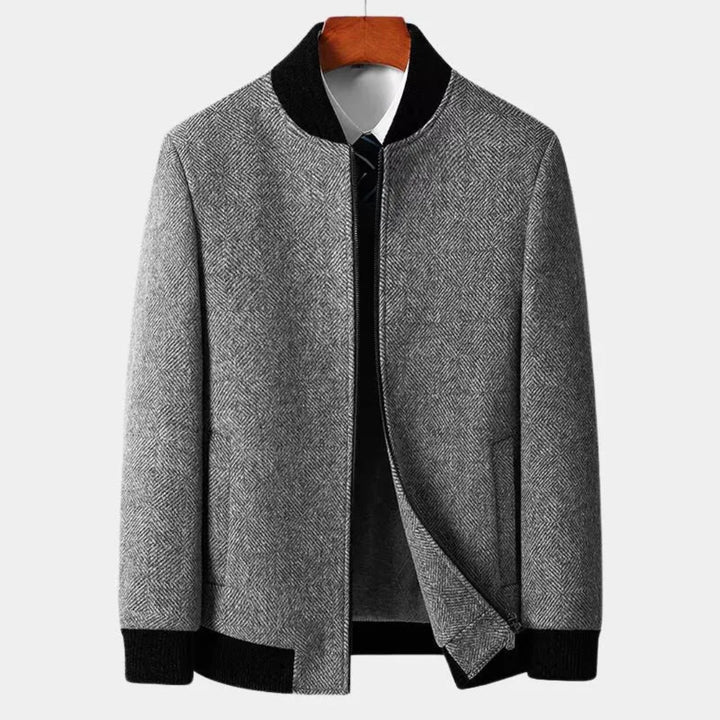 Harrington Wool Blend Cardigan