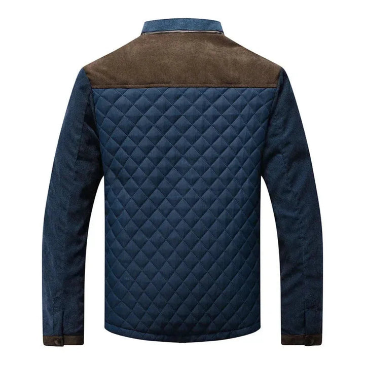 Hudson Quilted Contrast Collar Jacket