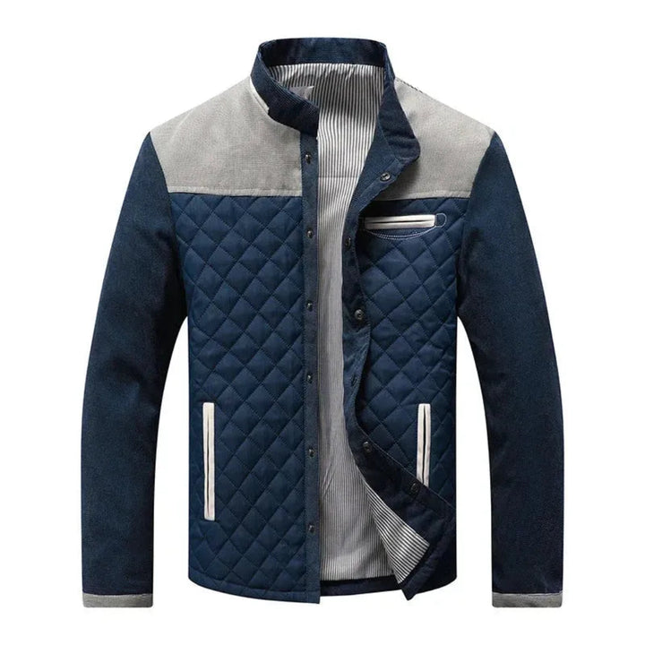 Hudson Quilted Contrast Collar Jacket
